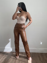 Load image into Gallery viewer, Mocha Latte Leather Pants
