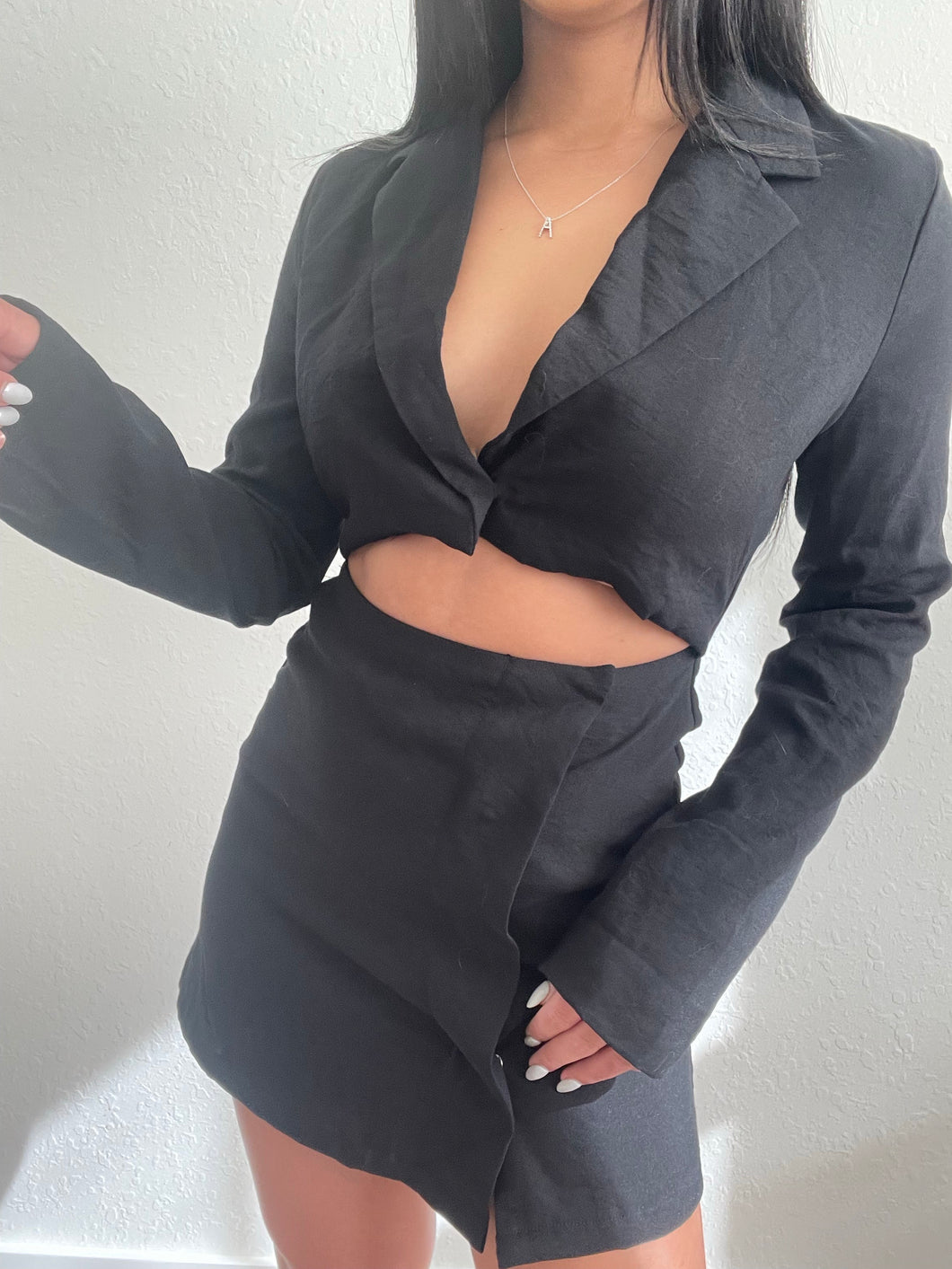 Black Blazer Dress